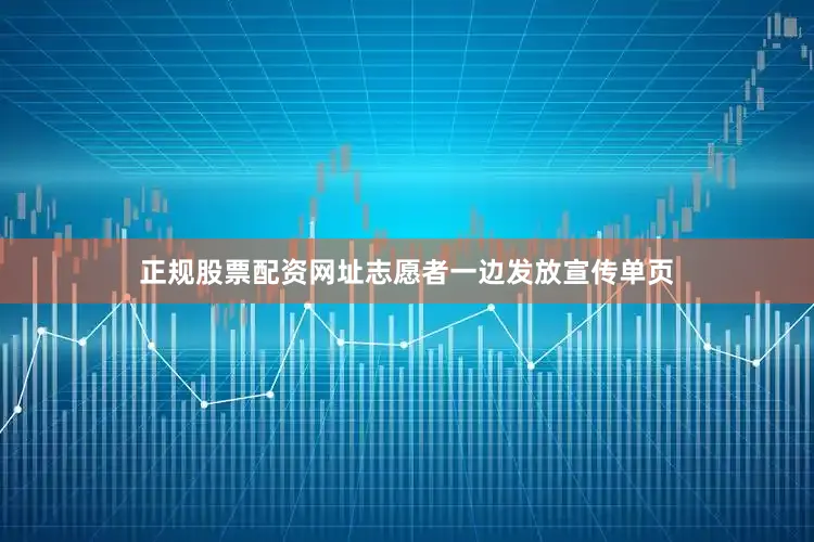 正规股票配资网址志愿者一边发放宣传单页