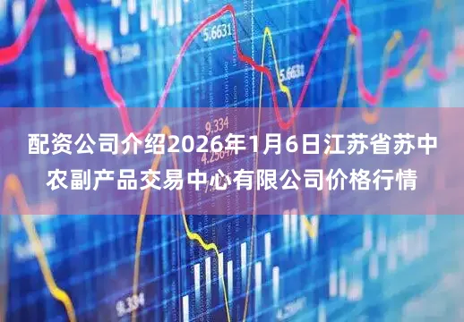 配资公司介绍2026年1月6日江苏省苏中农副产品交易中心有限公司价格行情